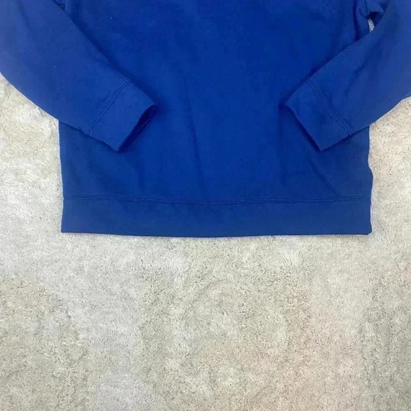 NAUTICA 1/4 Quarter Zip Cotton Blend Jumper Sweatshirt Mens Size L - Picture 7 of 10